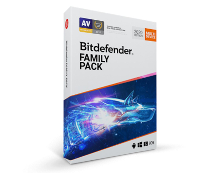 Program antywirusowy Bitdefender Family Pack 15st. (24m.) ESD